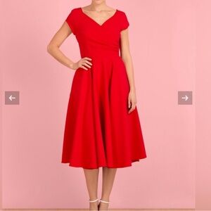 Pretty Dress Company red hourglass dress NWT